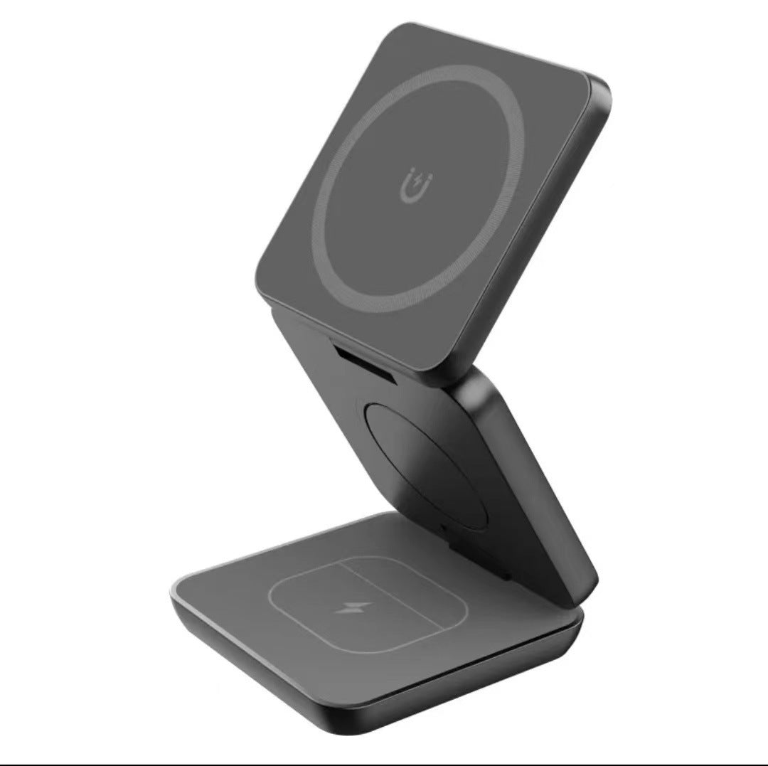 MagCharge Trio – Folding 3-in-1 Magnetic Wireless Charger
