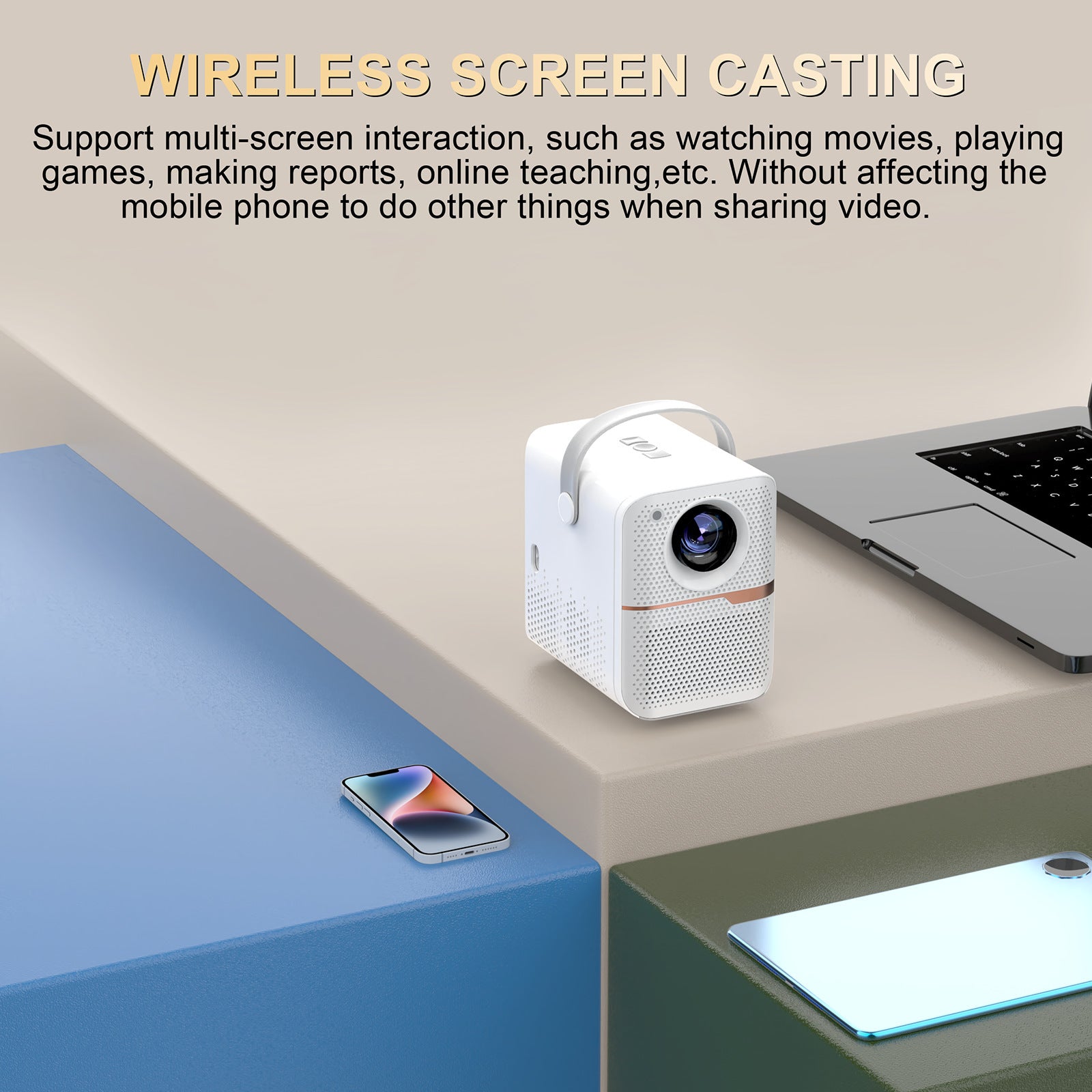 VisionBeam™ P10 Mini Android Projector