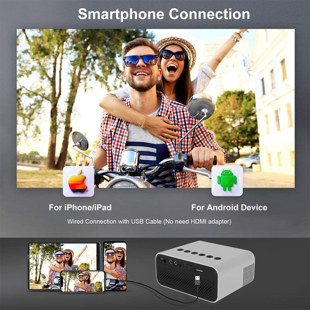 CineGlow™ YT500 Mini Home Projector