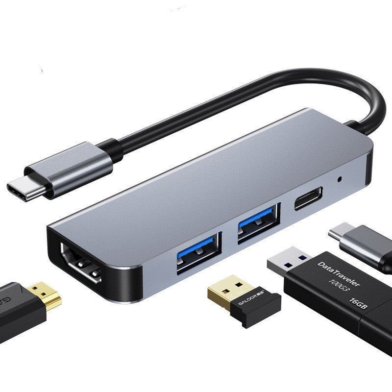 PowerDock Pro 4K – 4-in-1 USB-C Hub & Docking Station