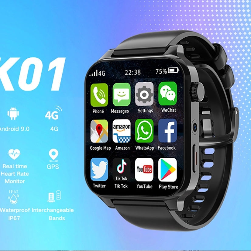 VisionX™ Smart Watch - Large Screen Gaming, Photography & Payment Hub