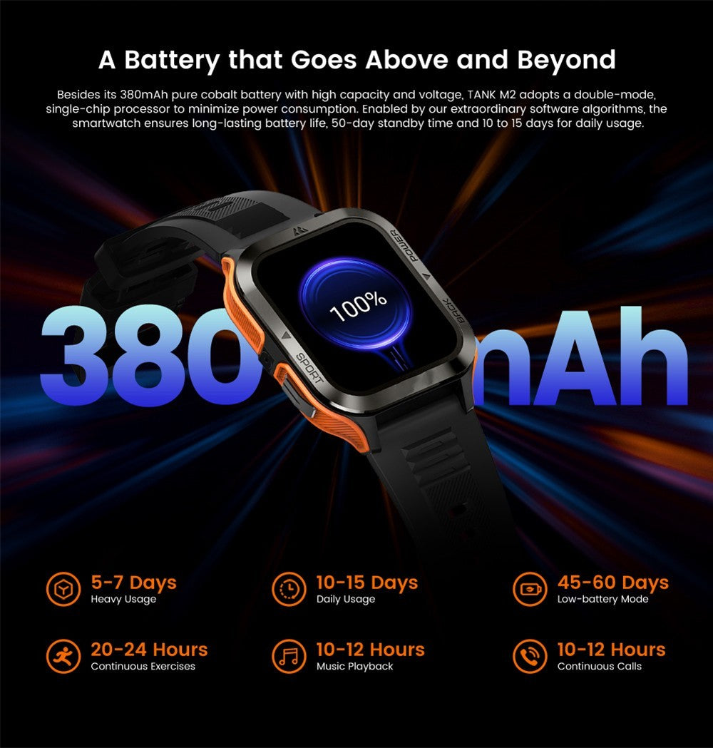 AquaPulse™ Smart Watch – Waterproof Silicone Intelligent Fitness Tracker