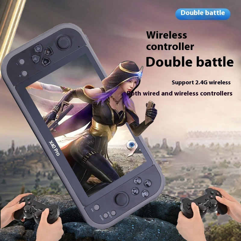 GamerX™ X40 PRO | 7-Inch Large Screen Portable Game Console