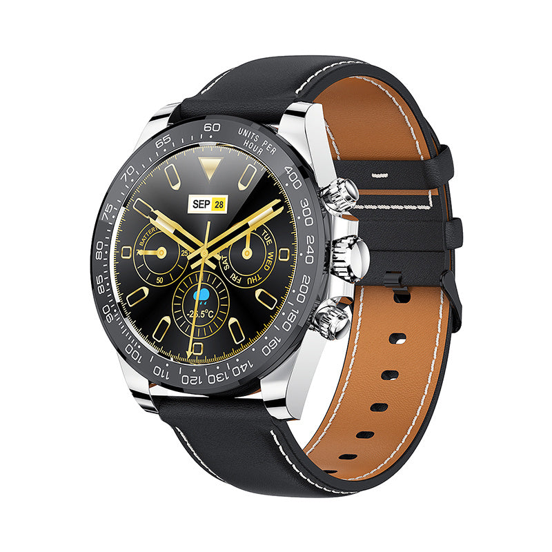 AquaSport 360 – Fashion Stainless Steel Smart Watch with IP68 Waterproof & Fitness Tracking