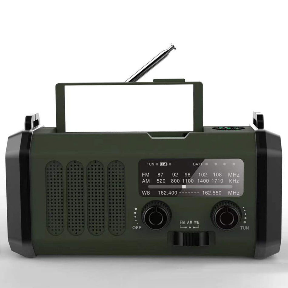 HelioCore™ X100 Emergency Solar Crank Radio & Power Hub