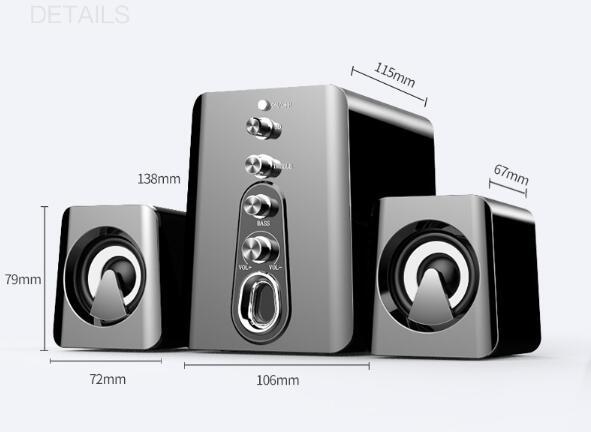 BassPulse Mini USB 2.1 Speaker – High-Performance Subwoofer for Mobile & Music Devices