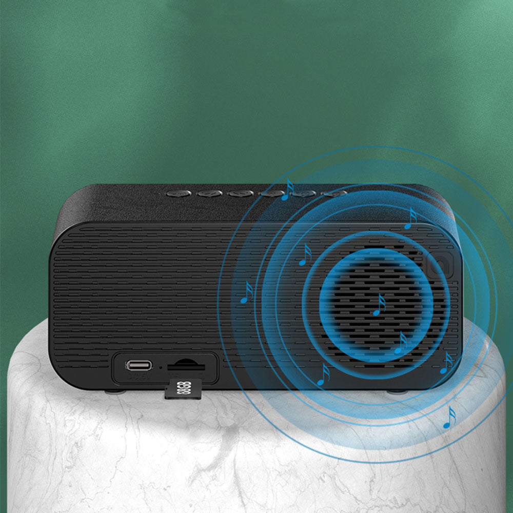 SonicRise Duo — Bluetooth Alarm Clock Speaker with LED Display
