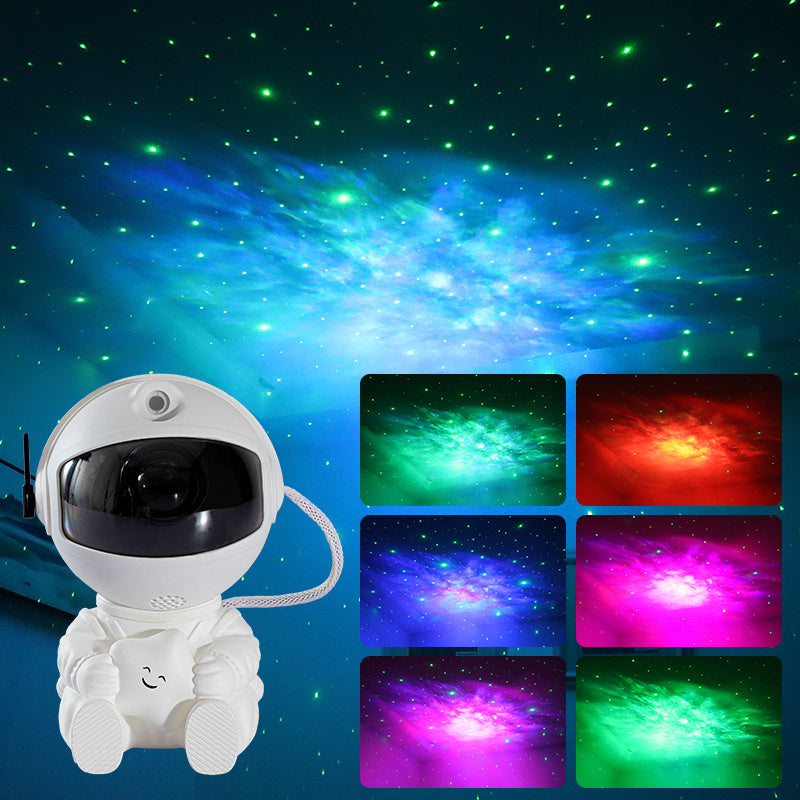 StellarGlow Mini Astronaut Star Projection Lamp