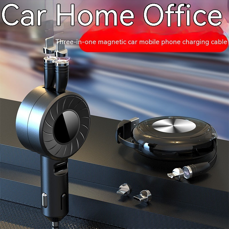 LuxeCharge Pro™ - The Ultimate 5A Telescopic Car Charger & Data Cable