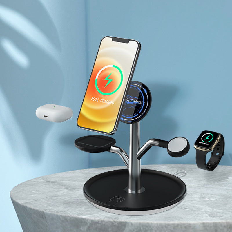 MagnaCharge Multifunctional Mobile Phone Magnetic Suction Wireless Charger Bracket