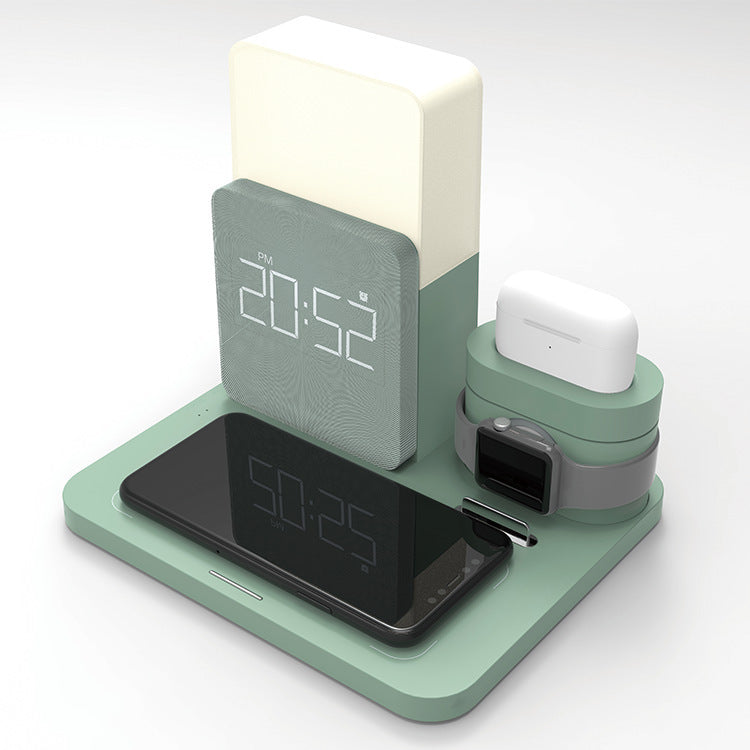 LumaCharge LED Alarm Clock & Magnetic Wireless Charger