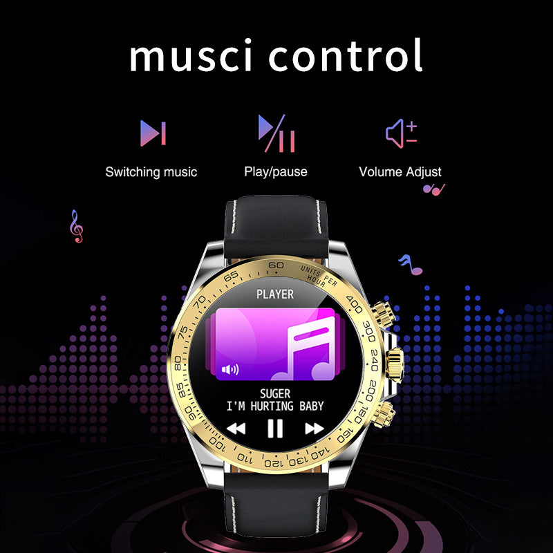 AquaSport 360 – Fashion Stainless Steel Smart Watch with IP68 Waterproof & Fitness Tracking