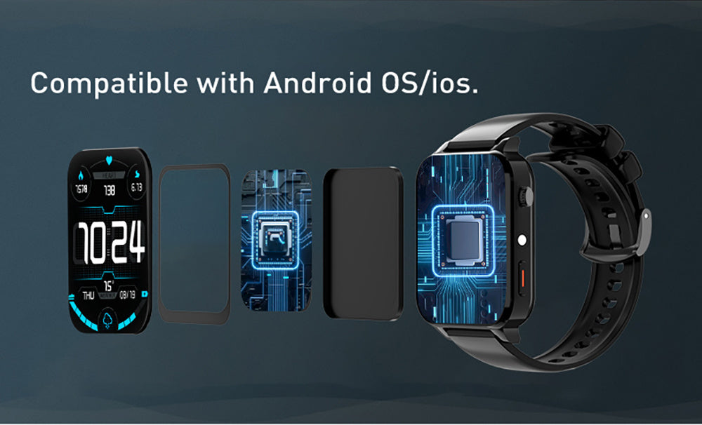 VisionX™ Smart Watch - Large Screen Gaming, Photography & Payment Hub