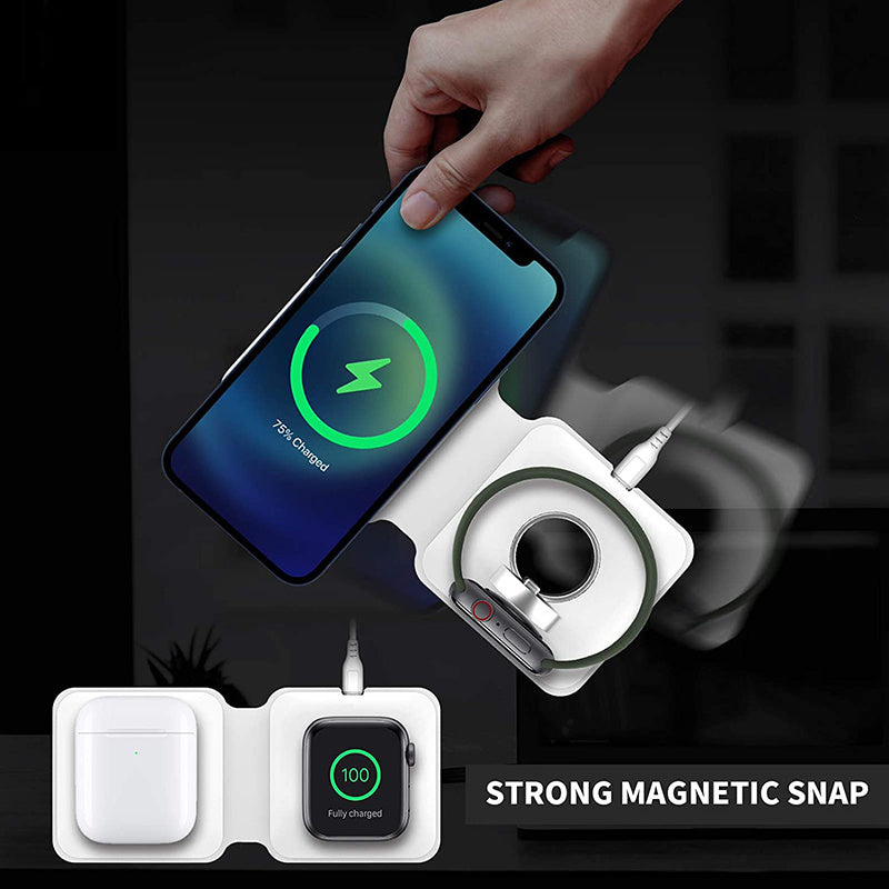 MagnaFold 15W 3-in-1 Wireless Charger