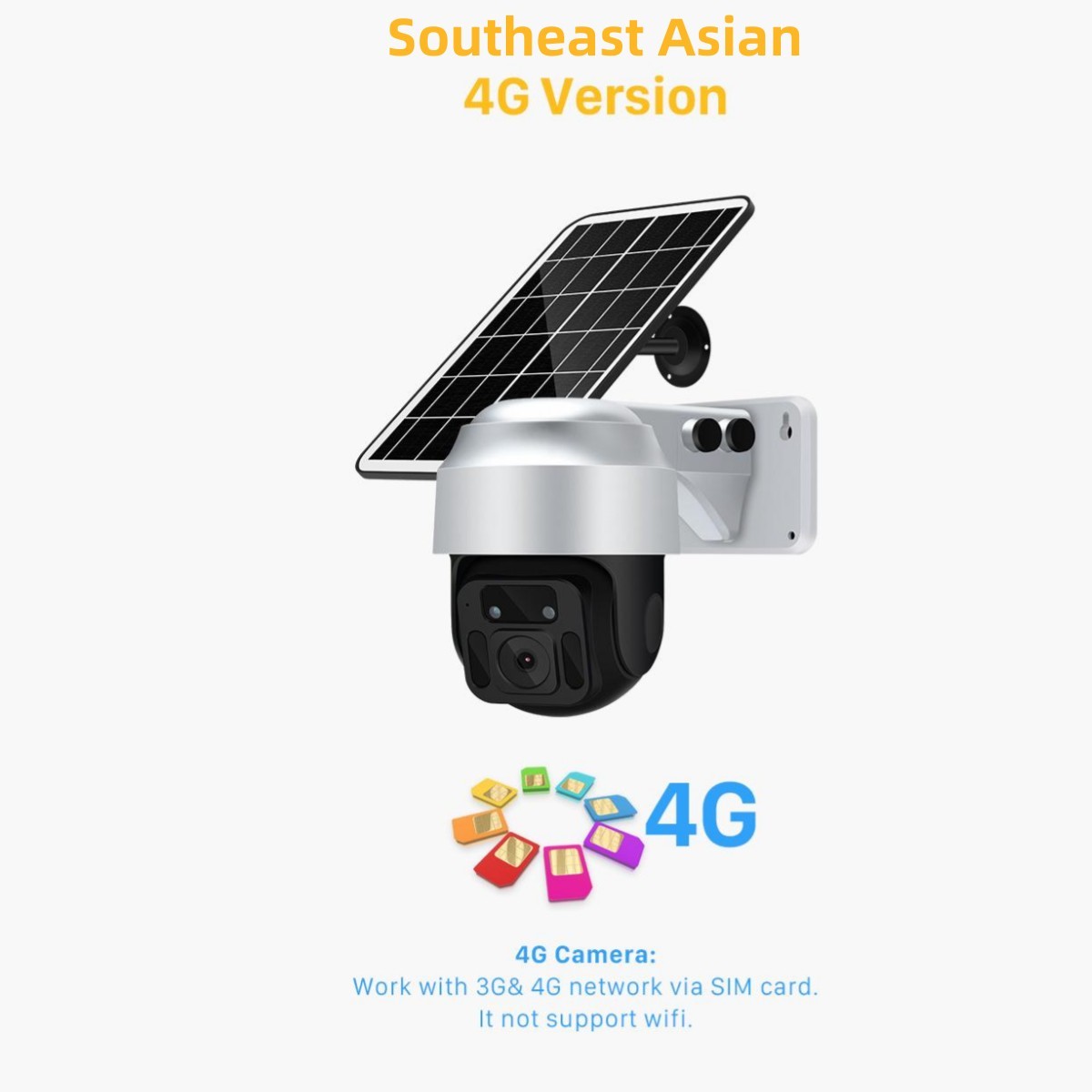 SolarGuard™ Solar Powered Wireless WiFi Surveillance Camera