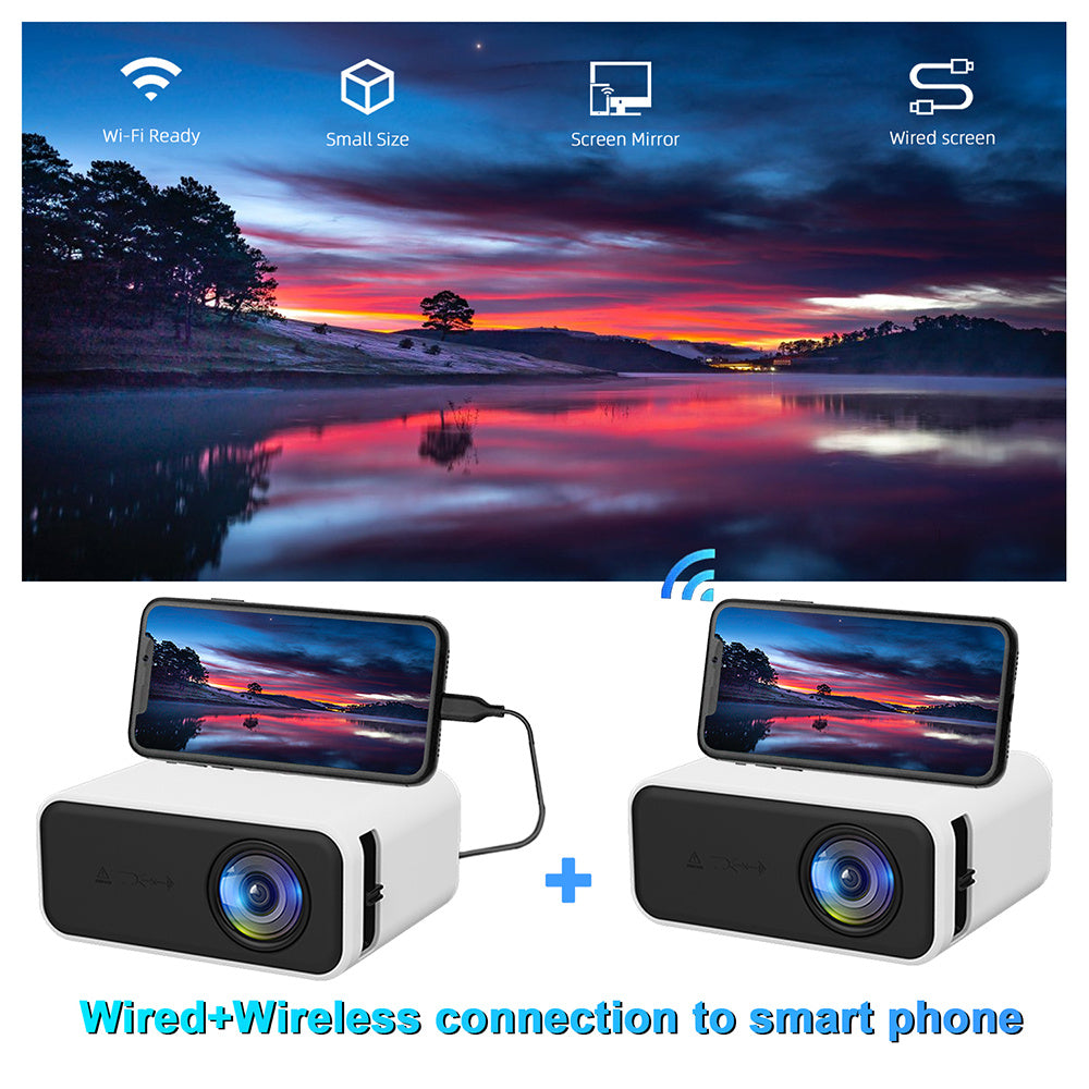 CineGlow™ YT500 Mini Home Projector