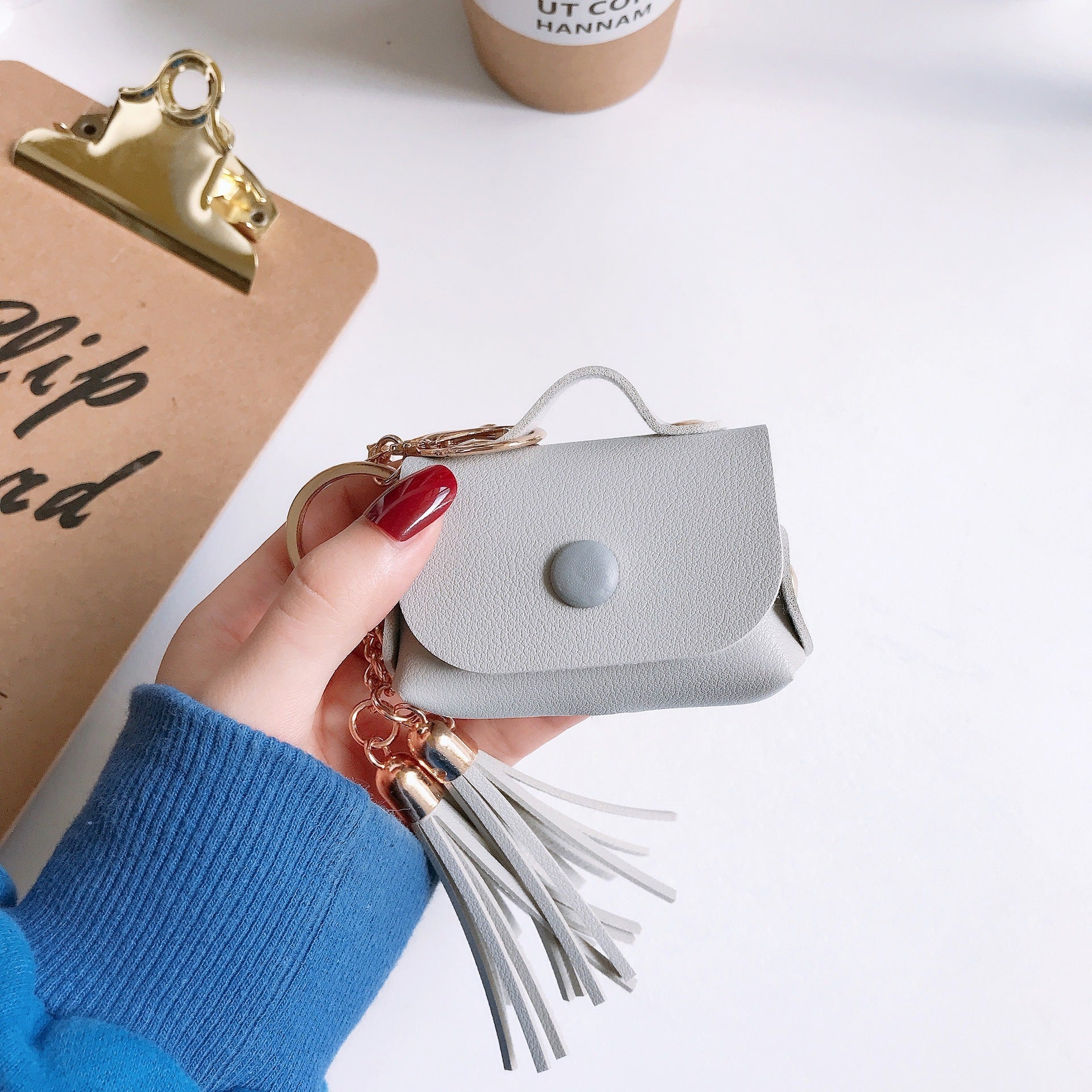 The "LuxTassel Pro" – Leather Tassel AirPods Pro Case (Apple