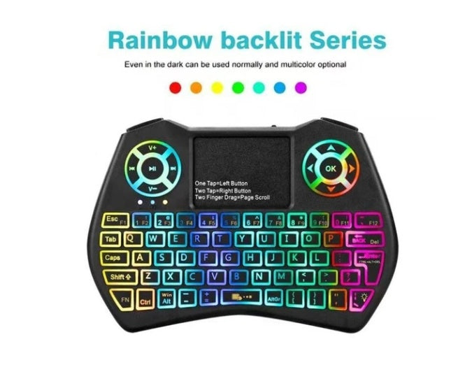 FlyKey Mini – Wireless Flying Mouse & Multi-Language Keyboard Combo