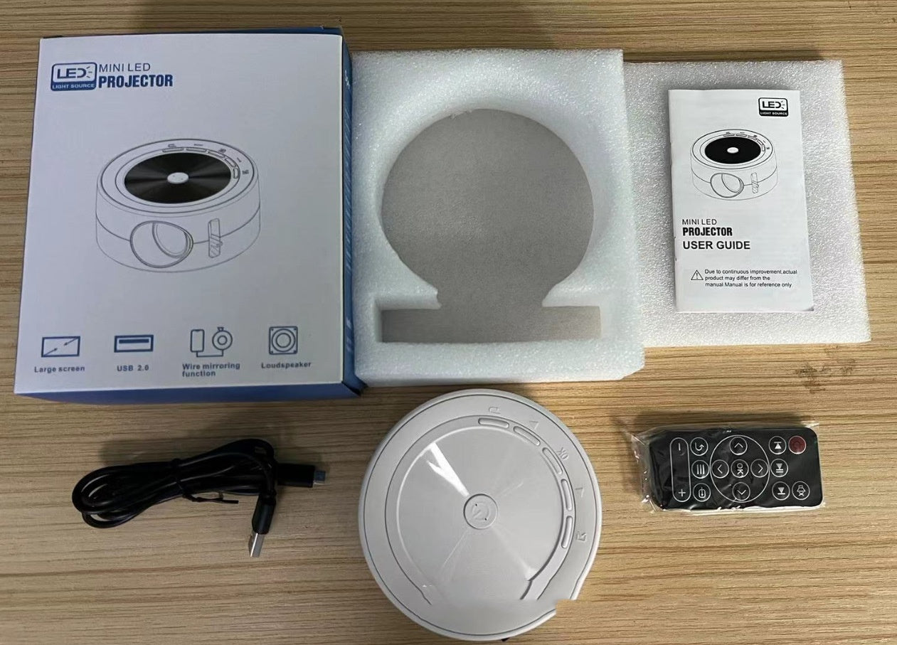 YT200 BeamLink — Wired LED Portable Home Projector