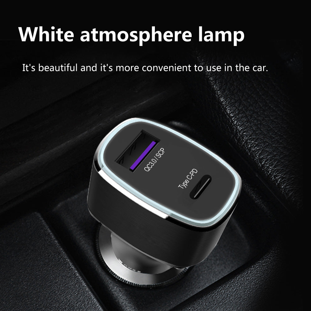 Voltara™ DuoMax – Dual USB Type-C PD & QC 3.0 Car Charger