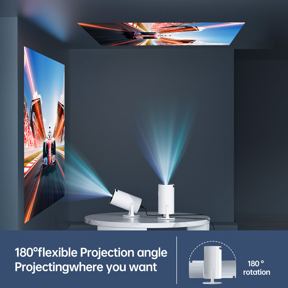VisionAir™ 4K UltraSmart Portable Projector