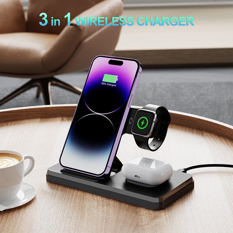 PowerFold™ 3-in-1 Wireless Charging Hub