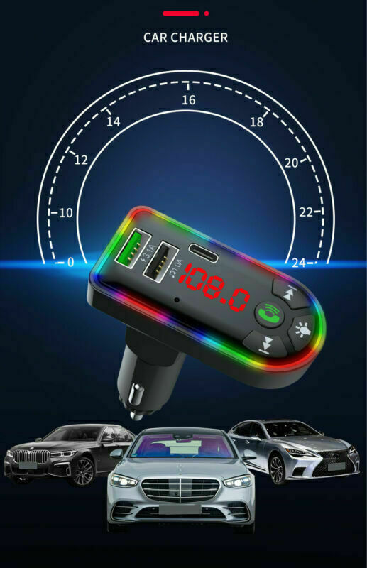 DrivePulse™ Bluetooth 5.0 FM Transmitter & Fast Charger