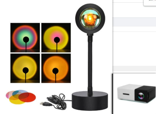 GlowHorizon™ Sunset Projection Lamp