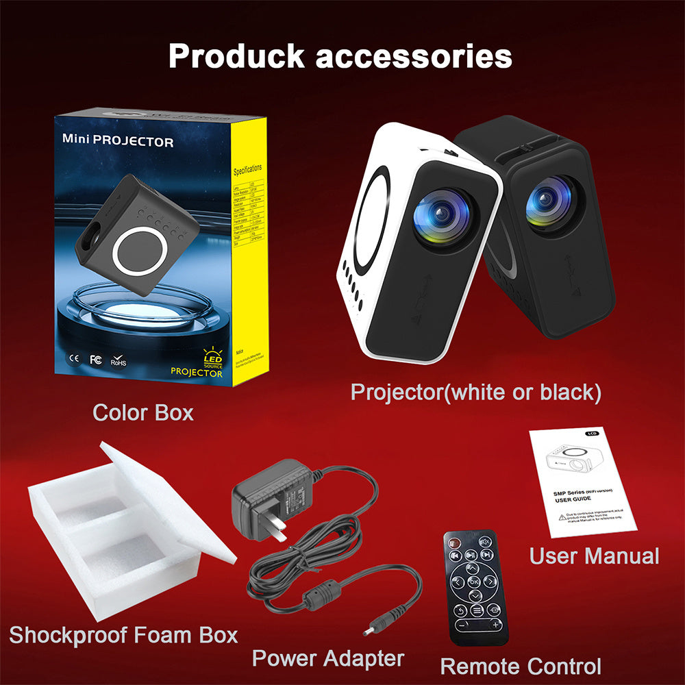 VisionBeam™ YT300 | Portable Mini Home Projector