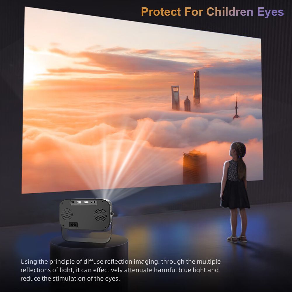 VisionLux Pro HD Smart Portable Projector