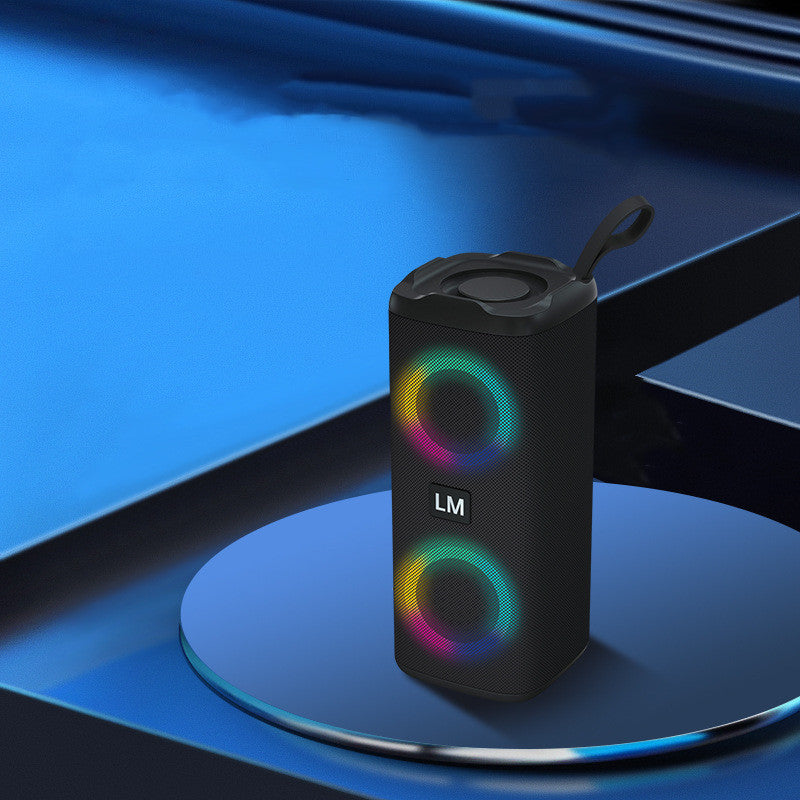 GlowBeat Duo — Bluetooth Dual Speaker with Dazzling Light Effects